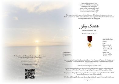 3804 Jaap Schilder - rouwkaart
