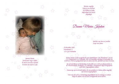 Donna-Maria Keuken -rouwkaart online 2